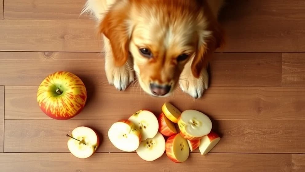 Kan hundar äta äpple